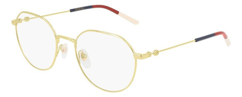 Gucci Gg0684o 003 Round Shape Dorado Azul