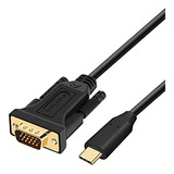 Cable Usb C A Vga De 1,5 M, Tipo C/thunderbolt A Vga Adapt