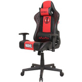 Cadeira Pc Gamer Ergonômica Gaming Giratoria Braço 3d Marvel Cor Deadpool Material Do Estofamento Couro Sintético