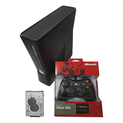 Xbox 360 Slim + Mando + Hdd 1tb (Reacondicionado) | Meses sin interés