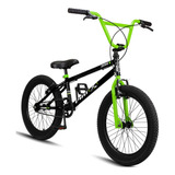 Bicicleta Bmx Aro 20 Pro-x Serie 1 V-brake Preto E Verde Cor Preto/verde Tamanho Do Quadro 20