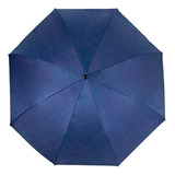 Paraguas De Golf Sombrilla Semiautomático Jumbo 135 Cm Color Azul Marino