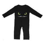 Mameluco Chimuelo Dragon Negro - Disfraces Para Bebe Algodon