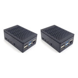 2 Unidades Para Raspberry Pi 4, Carcasa Tipo Caja Tipo C, In
