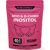 Myo Y D-chiro Inositol Fortificado Con Zinc, Acido Folico, Inulina De Agave, Vitamina D3 Y Selenio - Mujer - Suplemento Alimenticio -(150 Gramos)