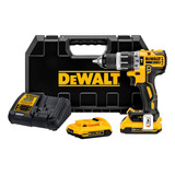 Taladro Percutor 20v Sin Carbones + 2 Bat Dewalt Dcd796d2-b2