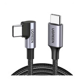 Cable Datos Ugreen Usb-c A Usb-c Angulo 2m Trenzado Mlf