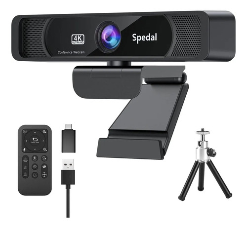 Webcam Spedal Ff931 Hd 4k 120 Wide Streaming Controle Remoto