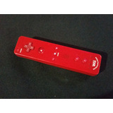Wiimote Rojo Con Motion Plus Para Wii