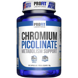 Picolinato De Cromo 60caps Chromium Picolinate - Profit Labs Sabor Sem Sabor