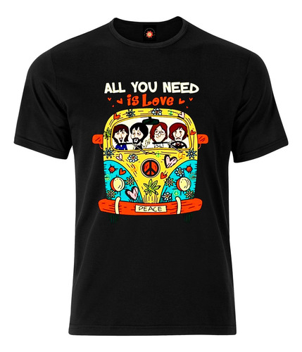 Remera Estampada Varios Diseños The Beatles All You Need