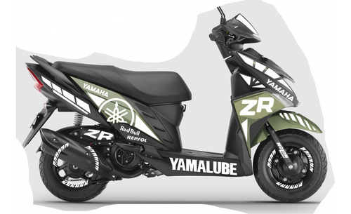 Kit Stickers Reflejantes Yamaha Zr Ray Vip