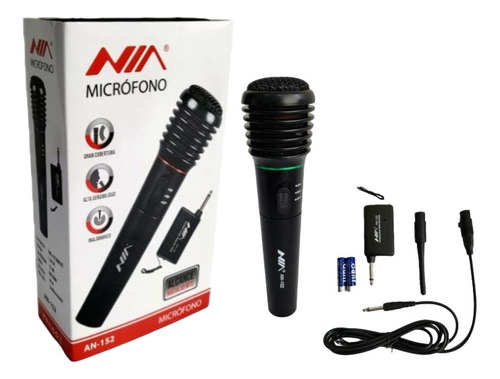  Microfono Inalambrico Profesional + Receptor + Adaptador 