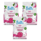 Cera Depilatória Confete Pink Pitaya 1kg Depil Bella 3 Und