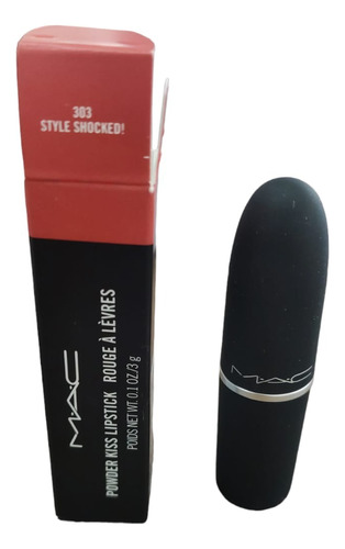 303 Style Shocked Mac Powder Kiss Lipstick Batom Novo 