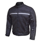 Chaqueta De Verano Con Protecciones Reflectiva Moto Talla Xl