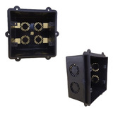 Caja De Luz Embutir Cuadrada 10x10cm Pvc Pack X 5 Unidades