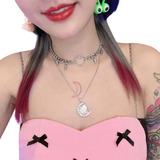 Collar De Hello Kitty Luna Anime Kawaii