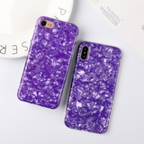 Funda Para iPhone Piedra Preciosa Cuarzo Violeta Mujer Case