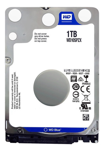 Disco Duro Western Digital  Wd10spzx 1tb Azul