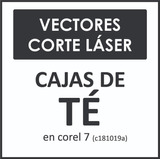 Vectores C/ Laser Cnc  Cajas Te!  Envío X Descarga!