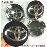 4 Piezas Centro Rin Para Toyota Tapon Tapa Kit Juego 62 Mm