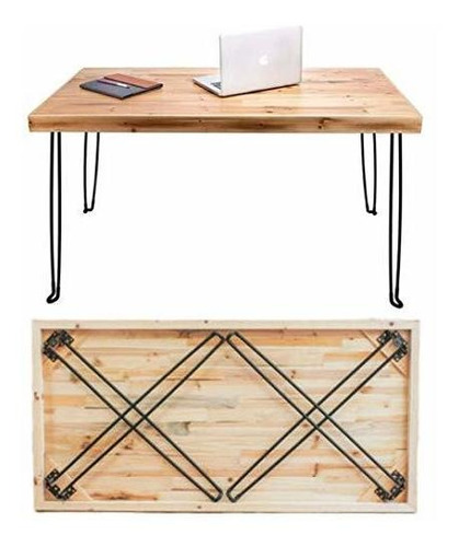 Sleekform Mesa De Madera Portátil Y Liviana Con Escritorio P