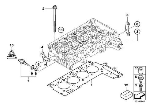 Sensor Temperatura Bmw 120d 320d X1 X3 X6 520d N47 N57 2.0 C Foto 2