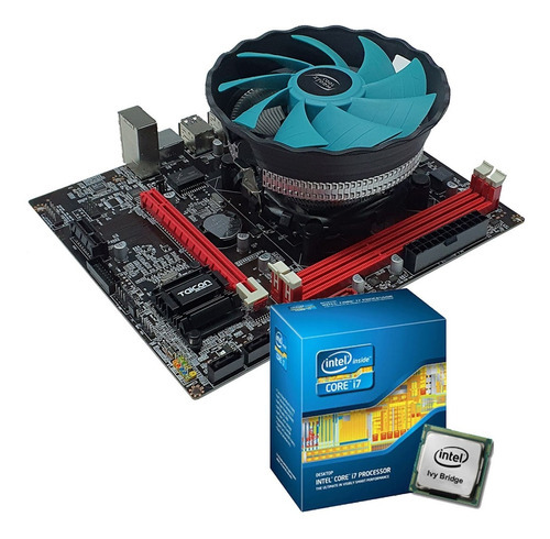 Kit Processador I7 4790 + Placa H81 10/100/1000+ Cooler