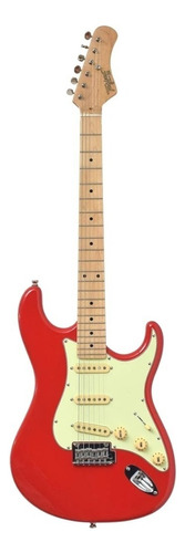 Guitarra Tagima T 635 New Classic Strato Fiesta Red Cor Vermelho Material Do Diapasão Osso Orientação Da Mão Destro
