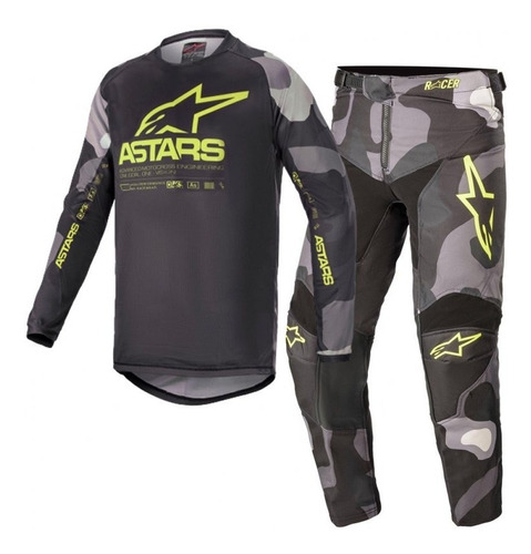 Equipo Conjunto Motocross Alpinestars Ninos Racer Tactical 