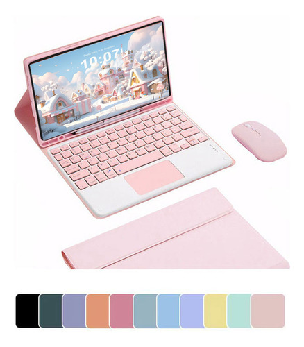 Capa E Teclado Touchpad, Mouse Para Samsung Tab S7/ S8 11''