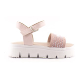 Sandalias Plataforma Nena Strass Verano Comodas 260 Carg