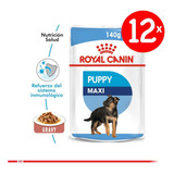 Regiones Despacho - Royal Canin Pack 12 Und Maxi Puppy 140g