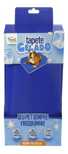 Tapete Gelado Azul The Pets Azul - Médio