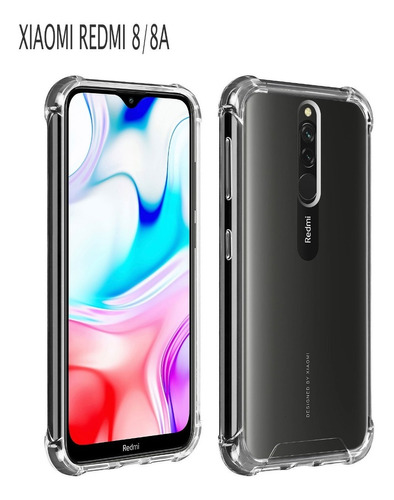 Estuche Xiaomi Redmi 8/ 8a Antichoque Forro Transparent Case