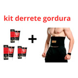 Cinta Redutora Queima Gordura Cross Fit + Gel Lipo Redutor