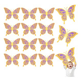 14 Piezas 3d Decoración De Fiesta De Mariposas Grandes Decor