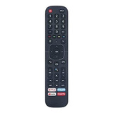 Control Remoto Vinabty Erf2k60h Para Smart Tv Hisense -negro