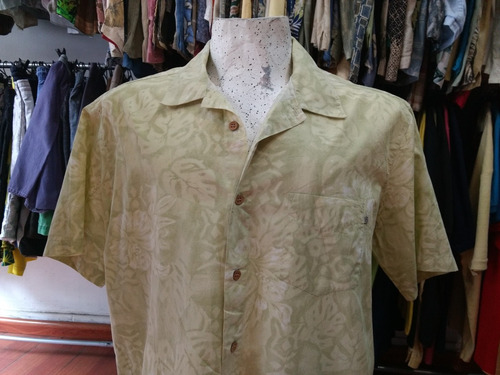 Camisa Hawaiana Tropical Hombre Talle Xl Algodón -12