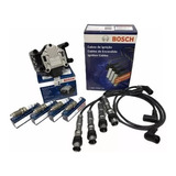 Kit Bosch Bobina+cables+bujías Vw Gol Trend Suran Fox Voyage