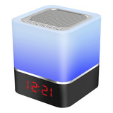 Lámpara Parlante Portátil De Mesa Bluetooth Alarma Rgb 5v 