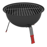 Parrilla Tramontina Tcp-320 De Acero Inoxidable Para Carbón, Color Negro