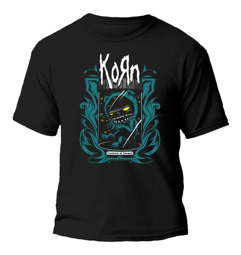 Remera Korn Rock Diseño Exclusivo 100% Algodón