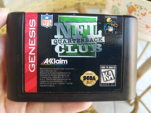 Cartucho Mega Drive N F L Quarterback Club 100% Original