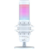Micrófono Condensador Hyperx Quadcast S Streaming White Rgb!