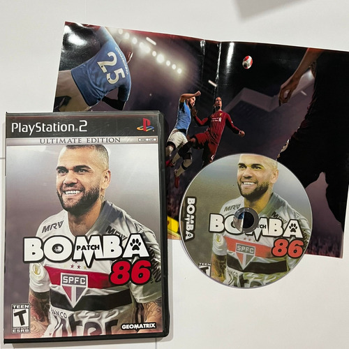 Jogo Bomba Patch 86 Play 2 Com Capa E Poster Ps2