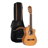 Ortega Guitars Requinto Series Pro - Guitarra Acústica De . Color Blanco