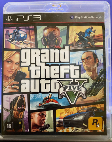 Jogo Ps3 Grand Theft Auto V Gta 5 Físico