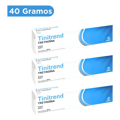 Tretinoína 40 G 0.05% Elimina Manchas Acné Y Arrugas 3 Pack | Envío gratis